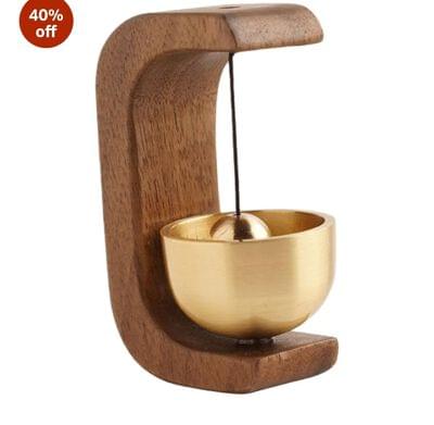 Unique Doorbells Wind Chime Housewarming Gift Wood Refrigerators Gate Light Color