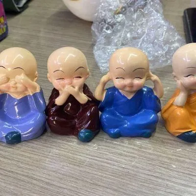 Buddha 4 pcs set for Decorative Showpiece