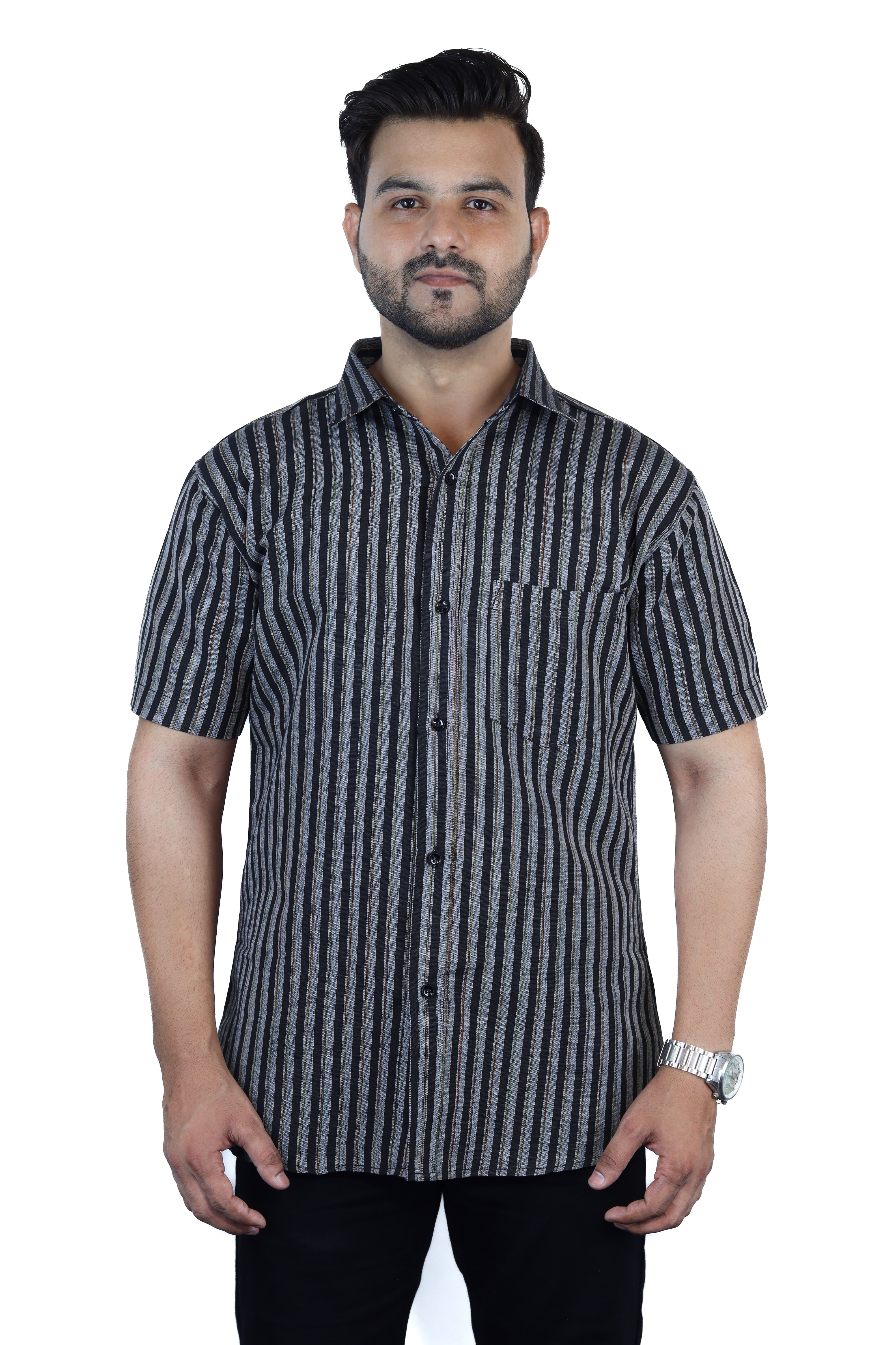 Top Wear Strips Shirts