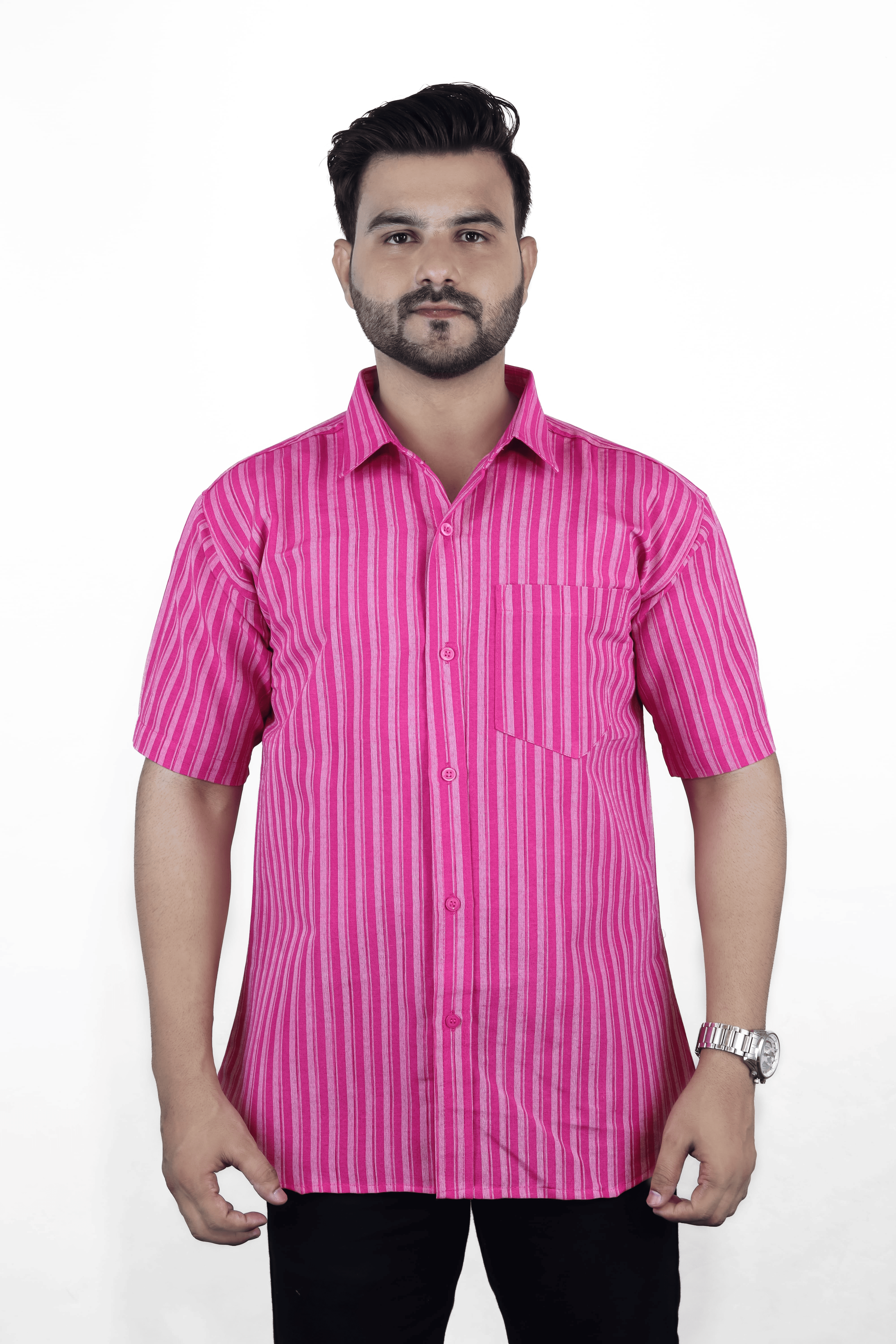 Top Wear Strips Shirts