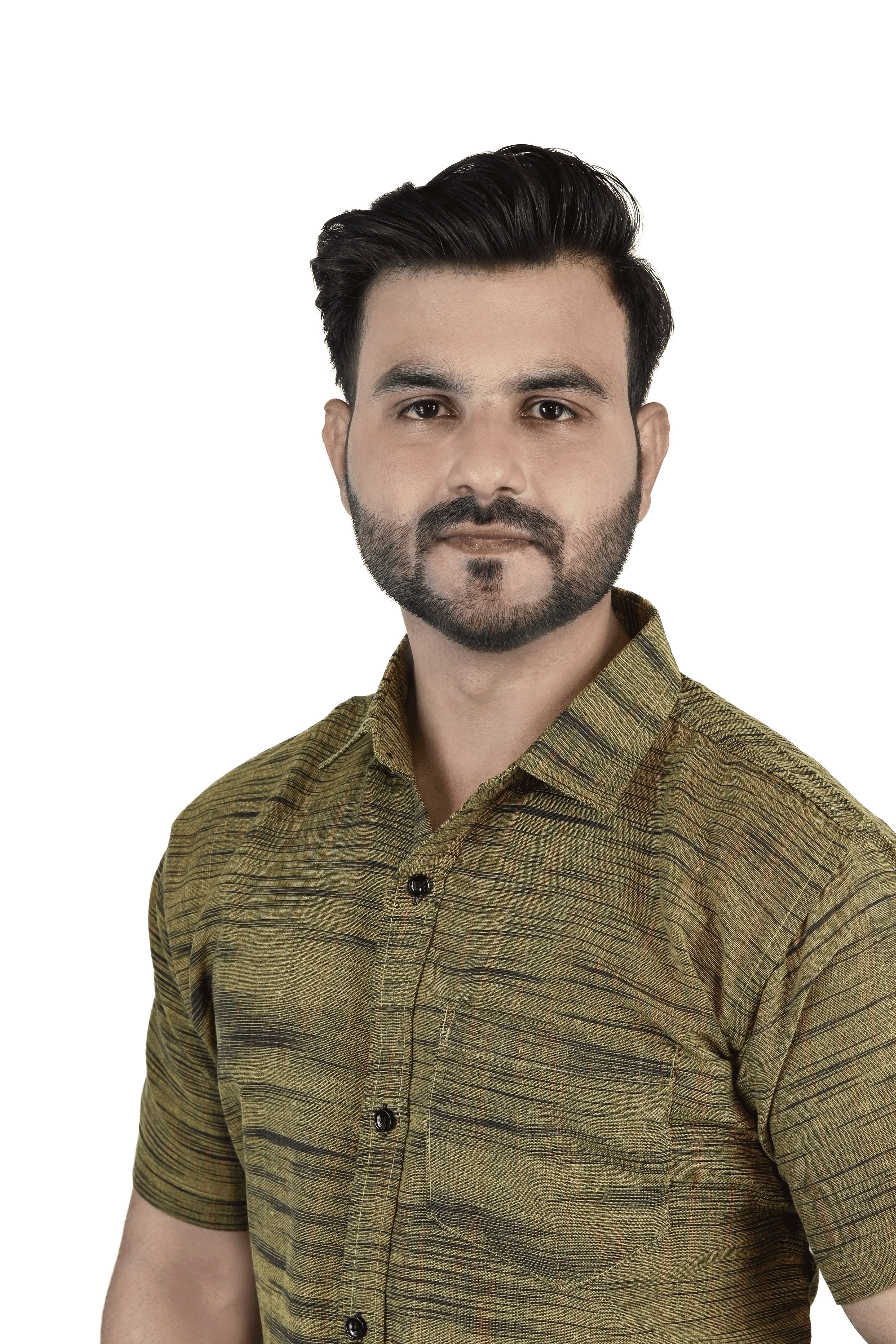 Khadi Cotton Shirt Half Sleeves
