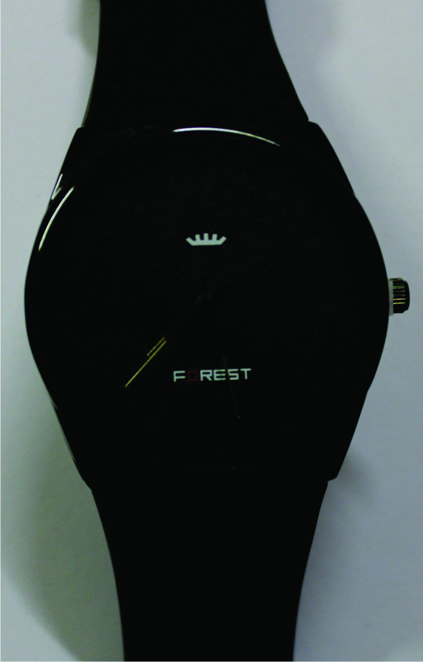 Analog Wrist Watch for Forest Black color