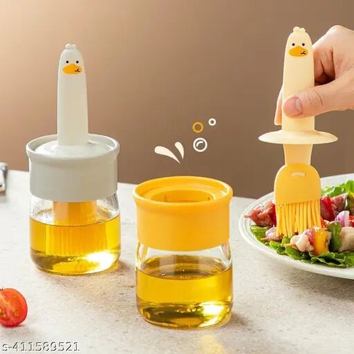 Silicon Basting Brush Bottle Oil Bottle 