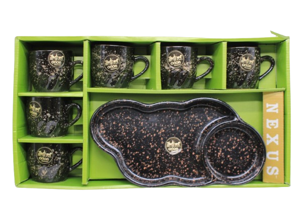 Nexus Orion Ceramic 6 Cupset with 1 Tray