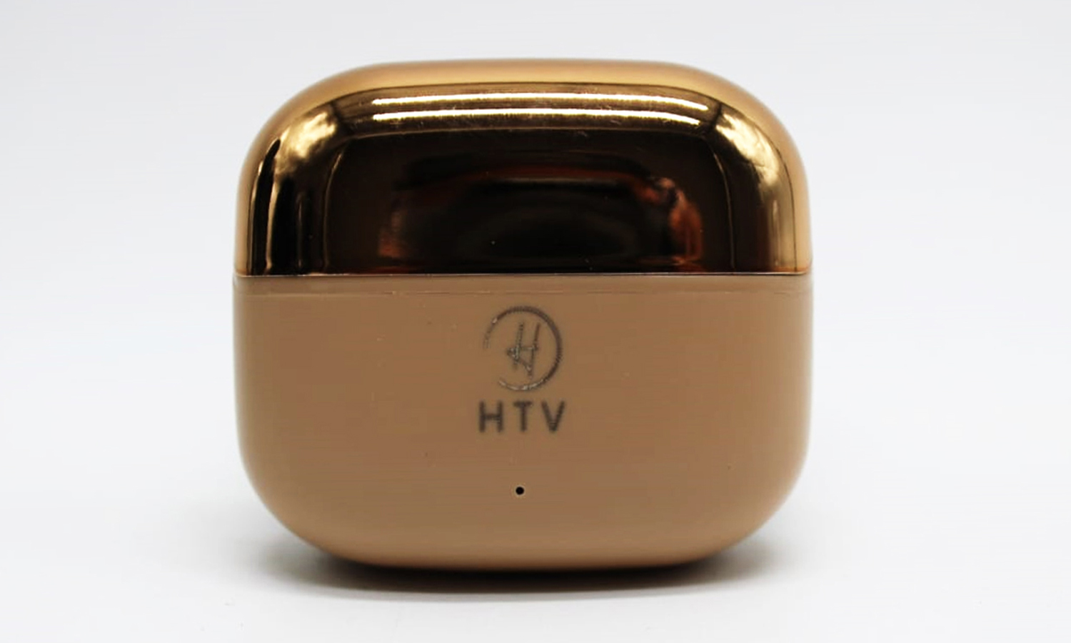 HTV Music Bomb Earbuds – Gold Beige Elegance with long Battery backup